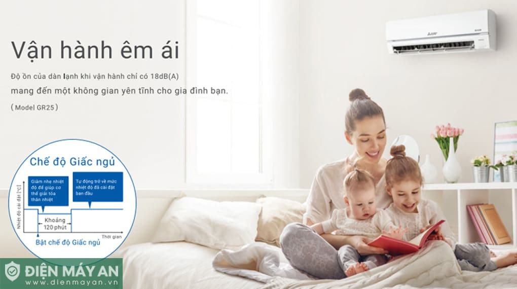 Điều hòa Mitsubishi Electric Inverter 18000 BTU 2 chiều MSZ/MUZ-HT50VF